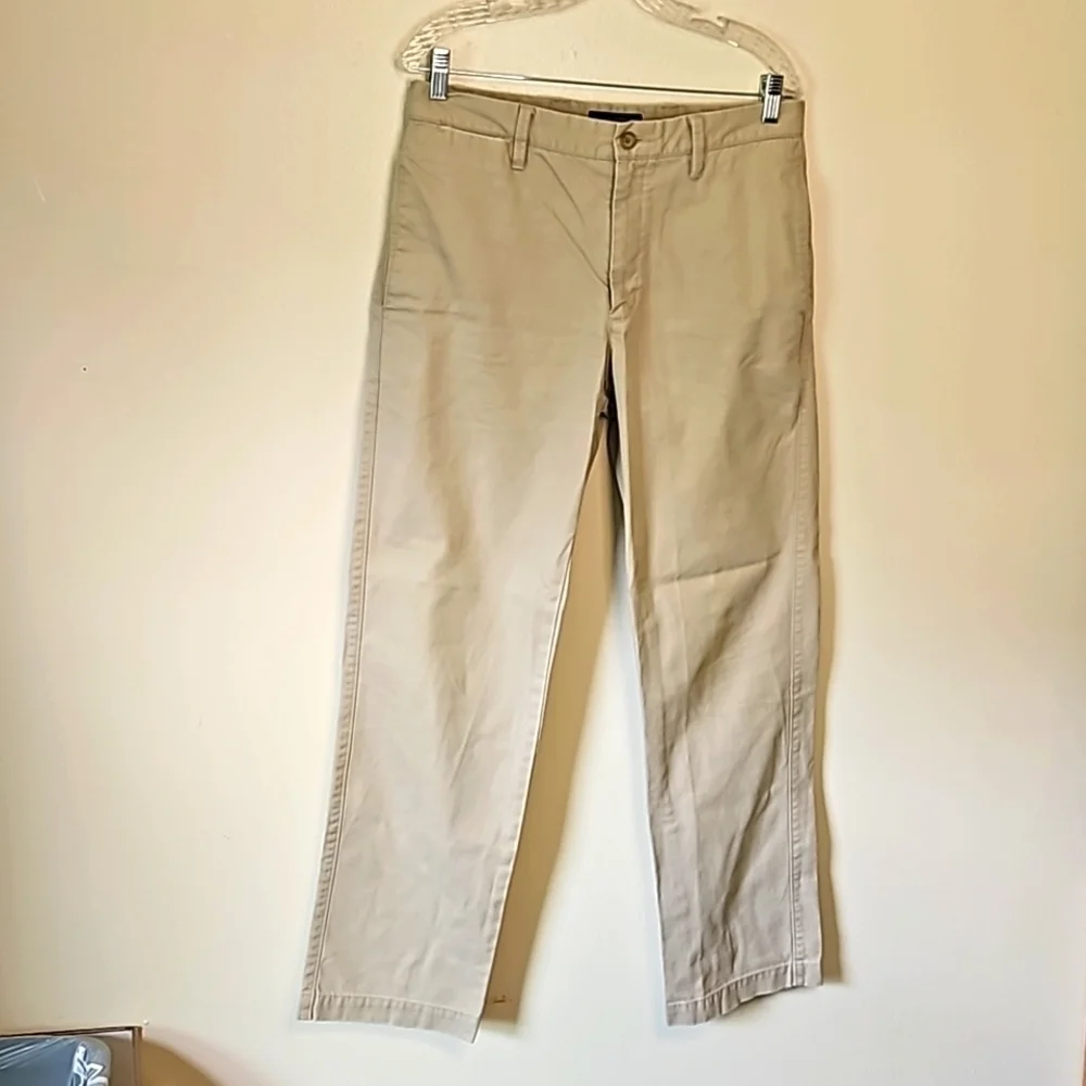 Banana Republic Mens Khaki Slim Fit Chino Pants Size 31 32